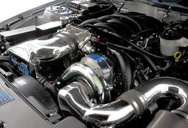 Vortech V-2 Si polished complete supercharger system with charge cooler for 20052006 Mustang GT