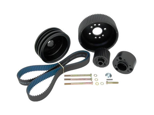 Vortech 50mm cog drive assembly for Big Block Chevy low-mount dual-plate supercharger systems