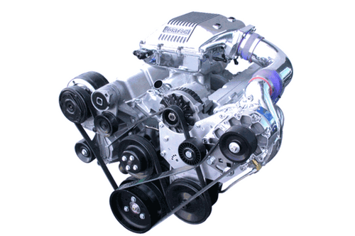 Vortech V-1 H/D Ti carbureted Small Block Chevy supercharger system
