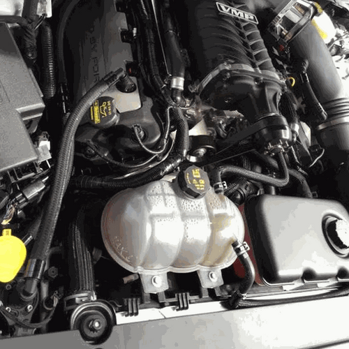 UPR Products Oil Catch Can TVS VMP Roush Supercharger Single Valve Black (2015-17 Mustang GT) 5030-135-1-CSS