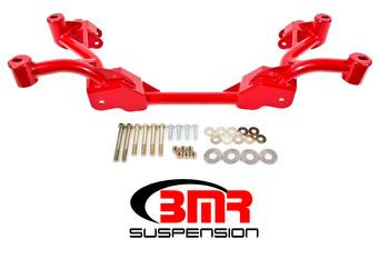 BMR K-Member - No Motor Mounts - Factory Steering Rack - Red (1982 - 1992 F-Body) KM006R