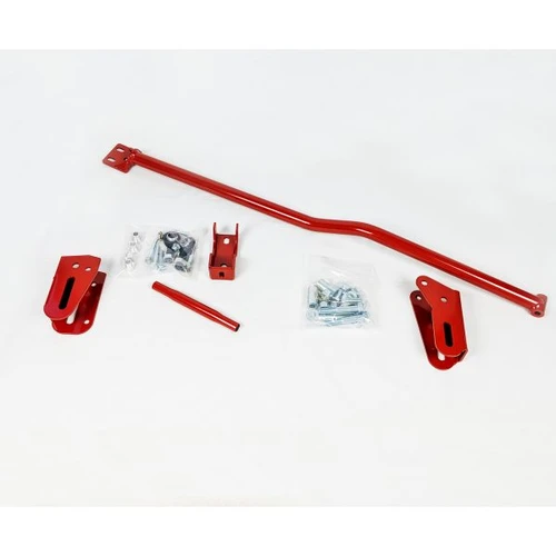 J&M Panhard Rod Relocation Kit - Height Adjustable - Red (1982 -2002 Camaro / Firebird) 20246R