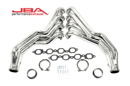 JBA Performance 1-7/8" Long Tube Headers Silver Ceramic (2016 - 2024 Camaro SS / ZL1) 6816SJS