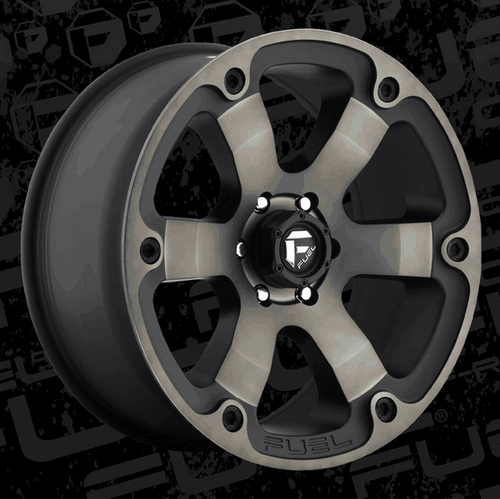 Fuel Off-Road 20x9 Beast Wheel 6x135 BP 20 ET Black & Machined w/Tint D564