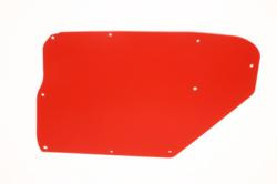 BMR Aluminum A/C Delete Panel - Red (1964 - 1967 A-Body) FP006R