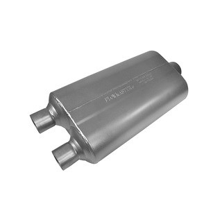 Flowmaster Stainless Super 50 Series Muffler 2.25" Dual In/3" Center Out 8524553