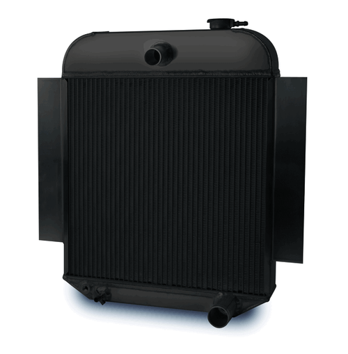 Afco Racing Aluminum Black  Radiator  1942-48 Chevy Car      Chevy    AFCO