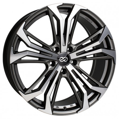 Enkei 17x7.5 Vortex 5 Wheel 5x114.3 BC 40 ET Anthracite Machined 510-775-6540AM