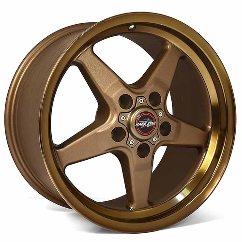 Race Star 92 Drag Star 17x9.5 Bracket Racer Wheel - 5x115 BC 6.125 BS - Bronze (Dodge) 92-795452BZ