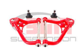 BMR A-Arms - Upper - DOM - Non-Adjustable - Polyurethane Bushings - Red (1967 - 1969 F-Body / 1968 - 1974 X-Body) AA005R