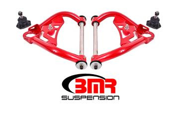 BMR A-Arms Upper Pro Touring Tall Ball Joint Delrin Bushings Red (64-72 A-Body) AA028R