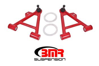BMR A-Arms - Lower - Coilovers - Non-Adjustable - Polyurethane - Tall Ball Joint - Black (1994 - 2004 Mustang) AA044H