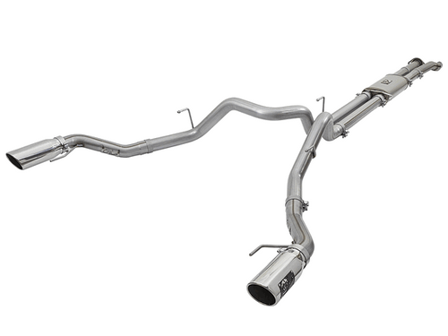 aFe Mach Force-Xp 3" Cat-Back Exhaust System Polished Tips (17-18 Raptor) 49-43045-P