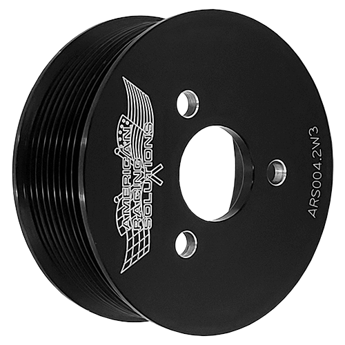 ARS Billet Water Pump Pulley - 4.2" x 10 Rib x 3 Bolt (2011+ Mustang GT) ARS4.2W3