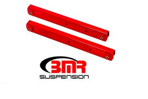 BMR Lower Control Arms Boxed Non-Adj Poly Bushing Red (64-72 A-Body) BCA005R