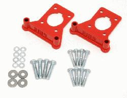 BMR C5 Brake Conversion Caliper Bracket - Front - Red (1993 - 2002 F-Body) BCB001R