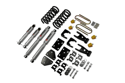 Belltech 2" F/5" R Drop Lowering Kit w/Street Performance Shocks (02-05 Standard Ram) 811SP