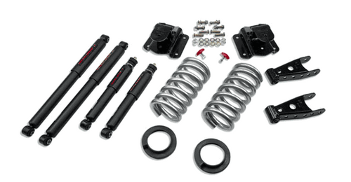 Belltech 2" or 3" F/4" R Drop Lowering Kit w/Nitro Drop II Shocks (94-99 Ram Standard Cab 1500) 814ND