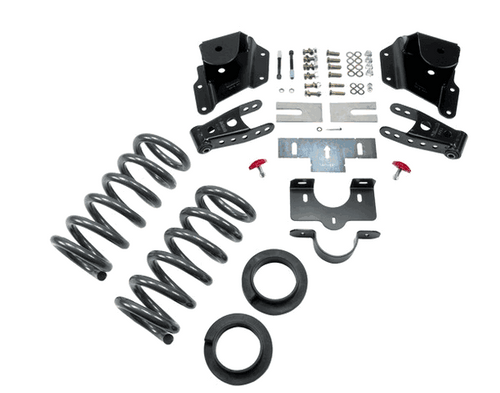 Belltech 3" F/4" R Drop Lowering Kit w/o Shocks (99-06 Silverado/Sierra Extended Cab) 950
