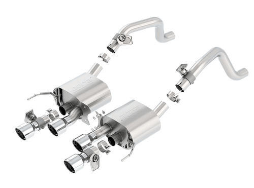 Borla Axle Back Exhaust -  S-Type - Polished (2014 - 2019 C7 Corvette Stingray) 11855