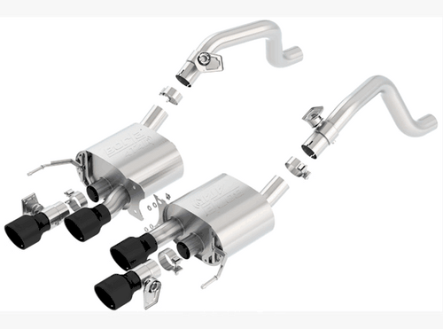 Borla ATAK Axleback Exhaust Black (14-19 C7 Stingray) 11856CB