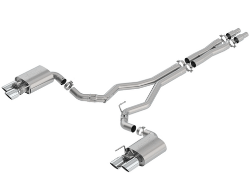 Borla ATAK Catback Active Exhaust Polished (2018+ Mustang GT) 140743