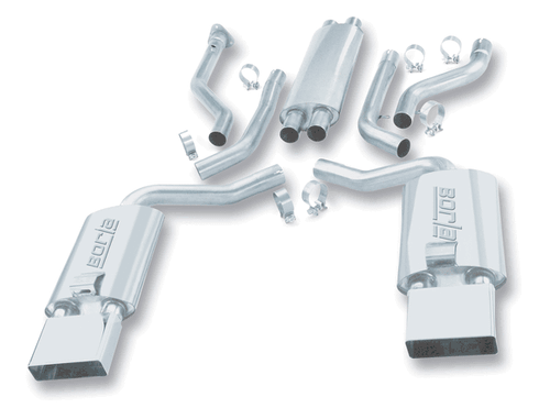 Borla Catback Exhaust System - Polished Tips (1992-1996 C4 Corvette) 14385