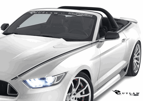 Classic Design Concepts Outlaw Graphics Set (15-17 Mustang Convertible) 1511-3011-01