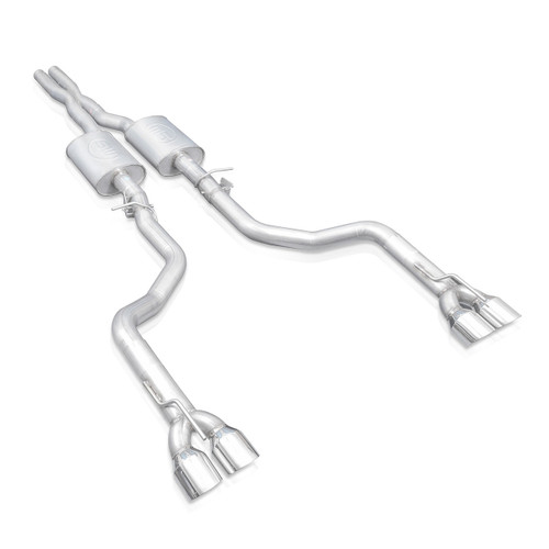 Stainless Works Legend Catback Exhaust - Quad Tips (2015 - 2023 Challenger 6.2 / 6.4) CHAL16CBL4