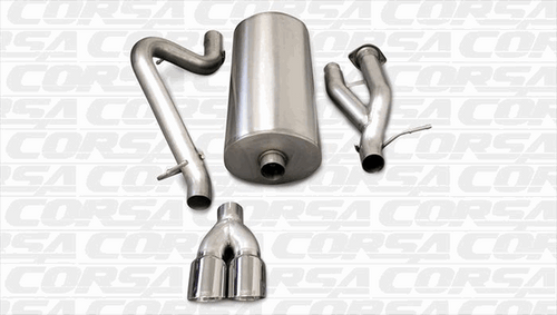 Corsa 3" Catback Exhaust Sport Polished (03-06 Hummer H2) 14216
