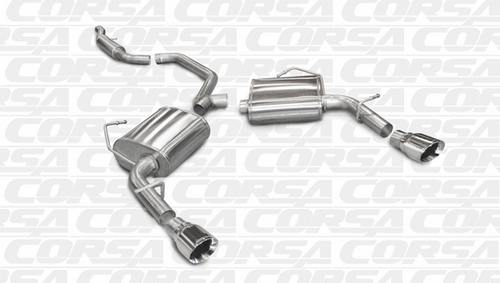 Corsa 2.5" Catback Exhaust Sport Polished (11-14 Chrysler 200/Dodge Avenger Coupe) 14413