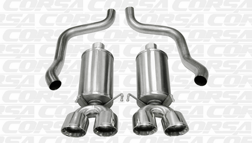 Corsa 2.5" Axle-Back Exhaust Xtreme Polished (05-08 Corvette C6) 14469