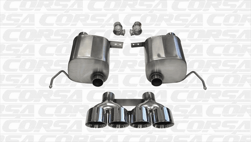 Corsa Xtreme 2.75" Valve-Back Polished Tips (14-19 Corvette C7) 14762
