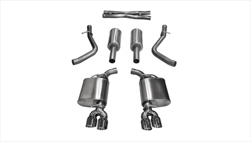 Corsa Sport Exhaust Catback Quad Tip Polished (15-17 Challenger R/T) 14986