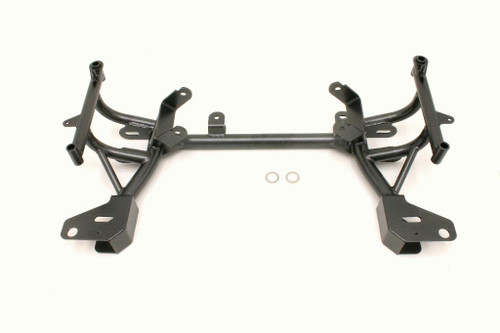 BMR Tubular Front K-Member w/LS1 Motor Mounts Standard Steering Rack - Black (1998 - 2002 LS1 F-Body Turbo) KM013H