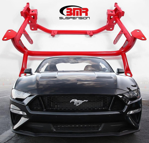 BMR Lightweight Street/Strip Front K-Member - Red (2015 - 2026 Mustang) KM761R