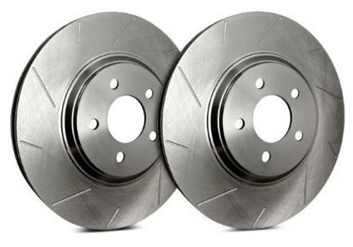 SP Performance Slotted 355mm Vented Rotor w/Silver Zinc Plating (Silverado HD) - T55-191-P