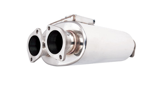 XForce Varex Universal Oval, 3" Twin-In Twin-Out,6" X 10",16 Body Length, (Merge-Pipe up-stream of Varex is required)