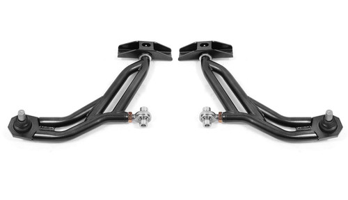 BMR A-Arms - Lower - Non-Adjustable - Delrin Bushings / Rod Ends - Black (2010 - 2014 Mustang / 2007 - 2014 GT500) AA755H