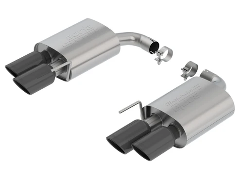 Borla Axle-Back Exhaust System - S-Type - Black Tips (2018 - 2023 Mustang GT - NO Active Exhaust) 11953BC