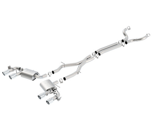Borla Cat Back Exhaust - ATAK - Polished (2017 - 2024 Camaro ZL1) 140727