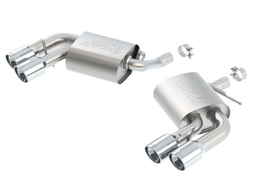 Borla Axle Back Exhaust - S-Type - Polished (2016 - 2024 Camaro 3.6L) 11926