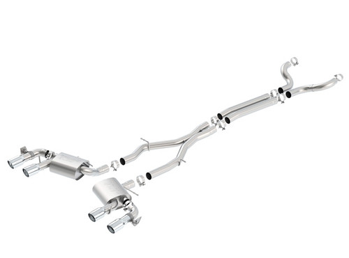 Borla Cat Back Exhaust - S-Type - Polished (2017 - 2024 Camaro ZL1) 140726