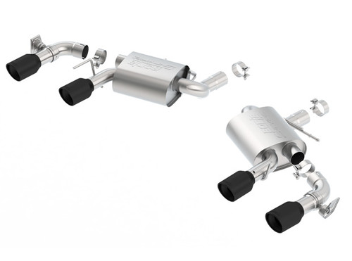 Borla Axle Back Exhaust - S-Type - Black (2016 - 2024 Camaro SS w/Dual Mode) 11924CB