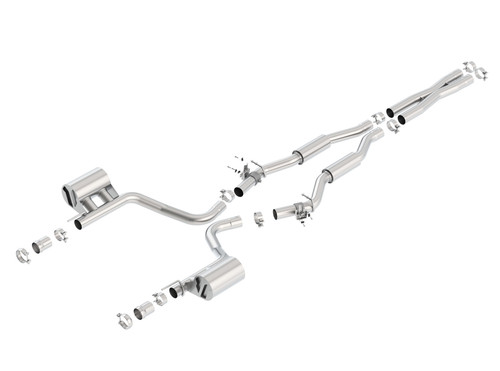 Borla Cat-Back Exhaust - S-Type - Polished (2015 - 2023 Challenger SRT 392 / 2015 - 2023 Challenger Scat) 140640