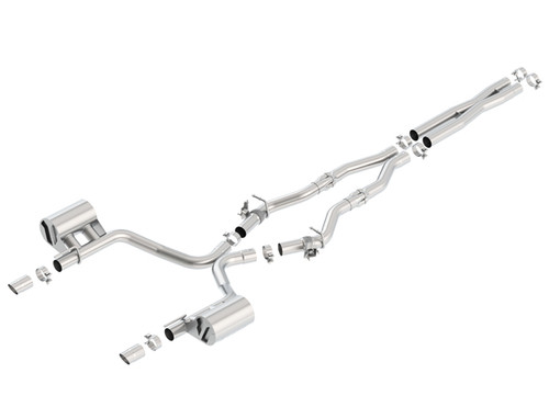 Borla Cat Back Exhaust - ATAK - Polished (2017 - 2023 Charger R/T) 140723