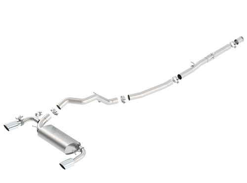 Borla Cat Back Exhaust - ATAK - Polished (2016 - 2018 Focus RS) 140730