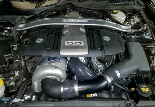 ProCharger Stage II supercharger system installed on 2018 Mustang GT with factory airbox
