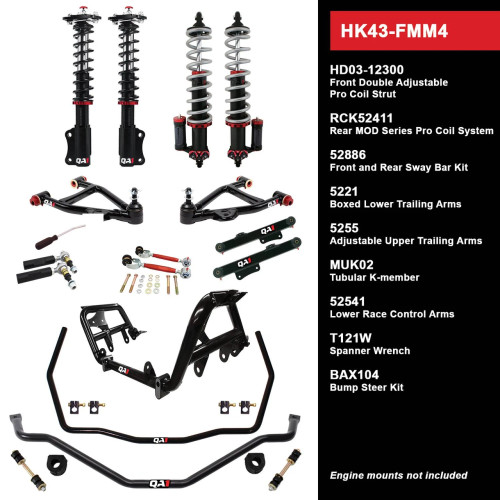QA1 Handling Kit - Level 3 - Shocks Included (1994 - 2004 Mustang) HK43-FMM4
