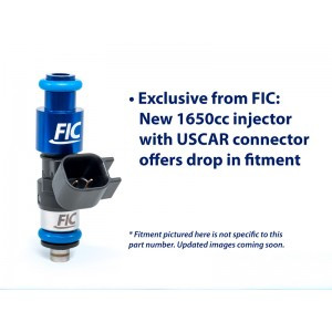 FIC IS403-1650H set of eight 1650cc drop-in fuel injectors with factory-style connectors and Data Match Technology